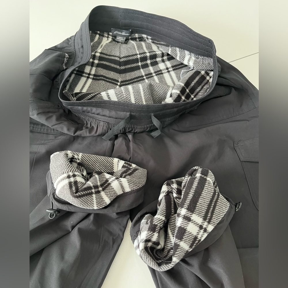 EDDIE BAUER | Lg | FLANNEL LINED joggers! - Picture 16 of 16